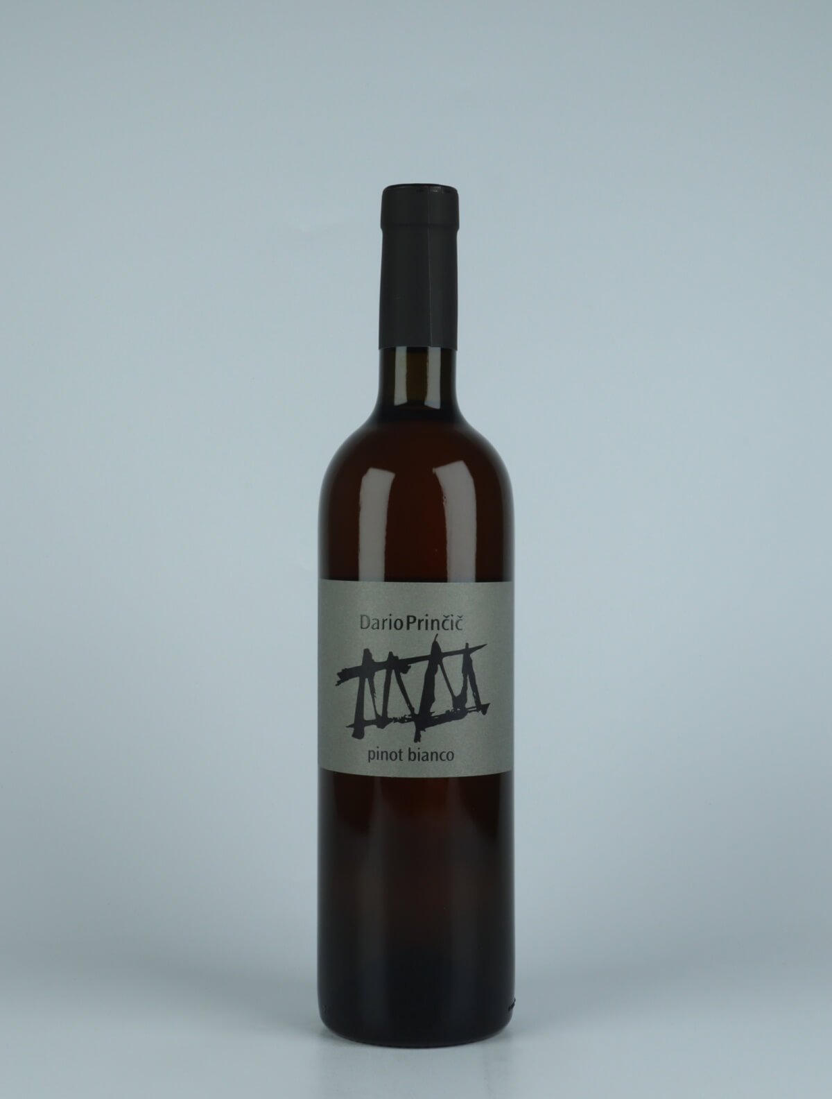 En flaske 2019 Pinot Bianco Orange vin fra Dario Princic, Friuli i Italien