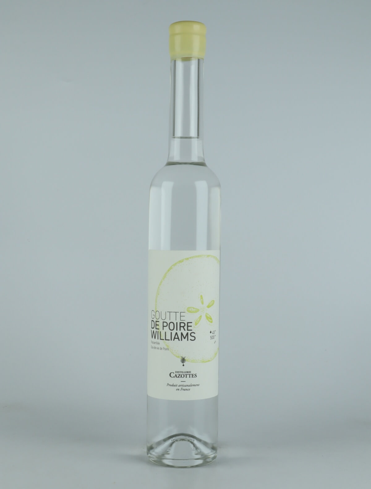 A bottle 2019 Poire Williams - Eau de Vie Spirits from Laurent Cazottes, Tarn in France