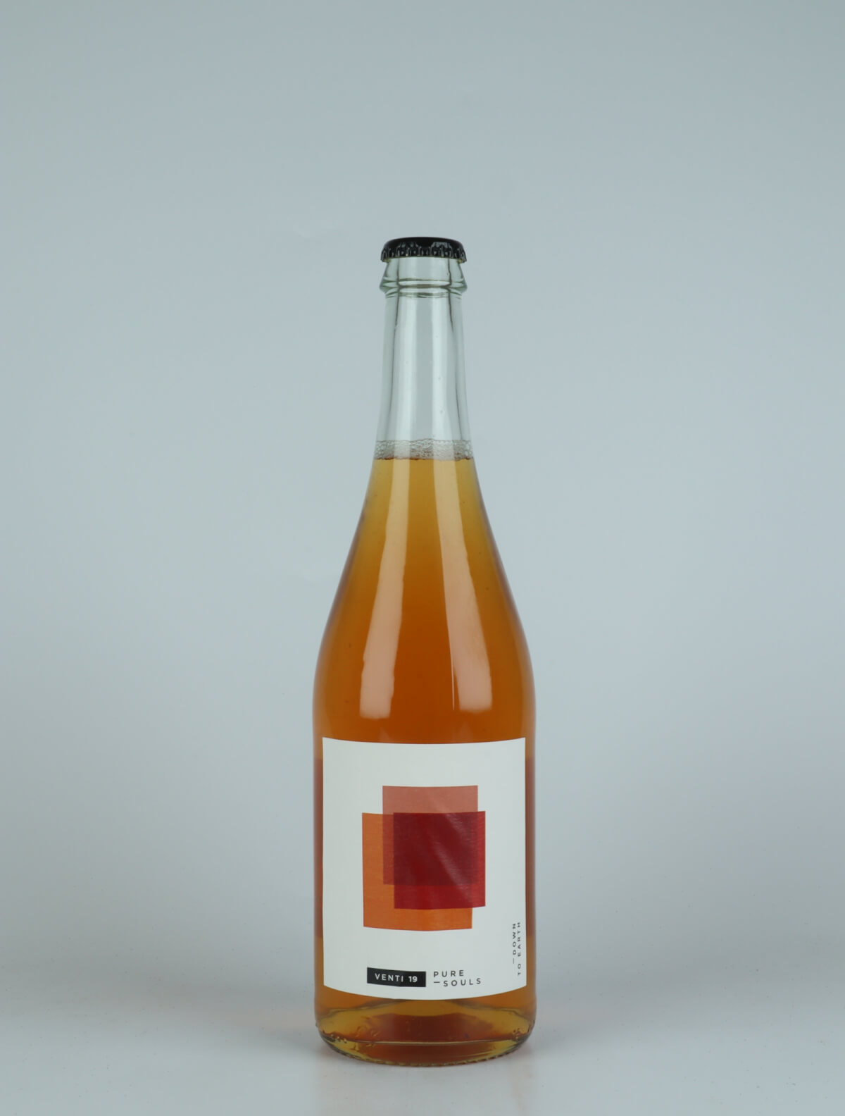 A bottle 2019 Pure Souls Orange wine from do.t.e Vini, Tuscany in Italy