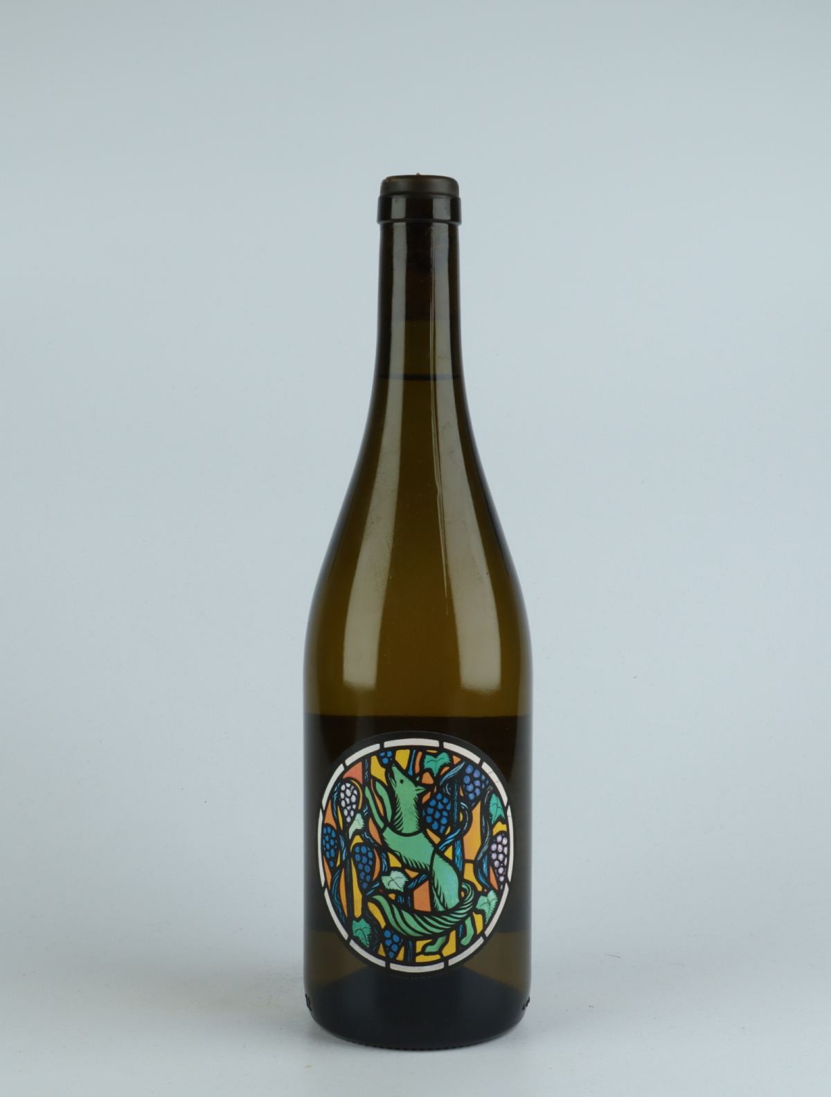 A bottle 2019 Weissburgunder White wine from Julien Renard, Mosel in Germany