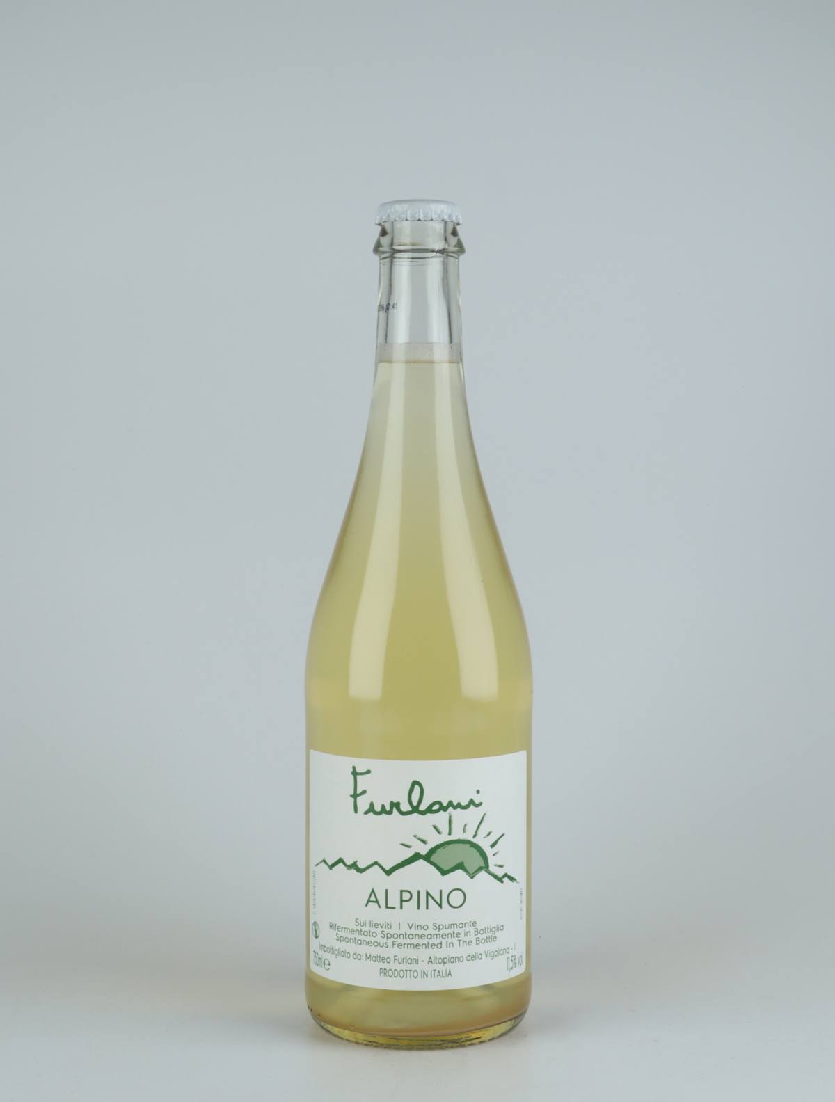 A bottle 2020 Alpino Sparkling from Cantina Furlani, Alto Adige in Italy