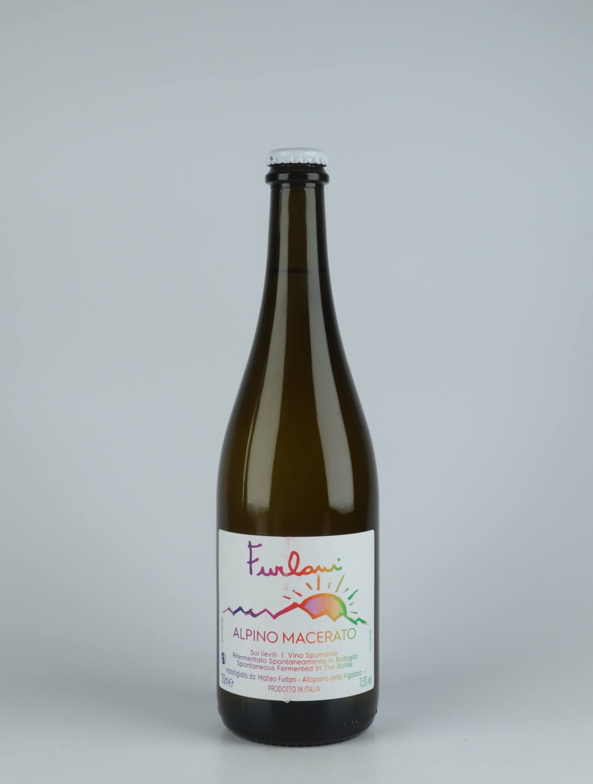 A bottle 2020 Alpino Macerato Sparkling from Cantina Furlani, Alto Adige in Italy