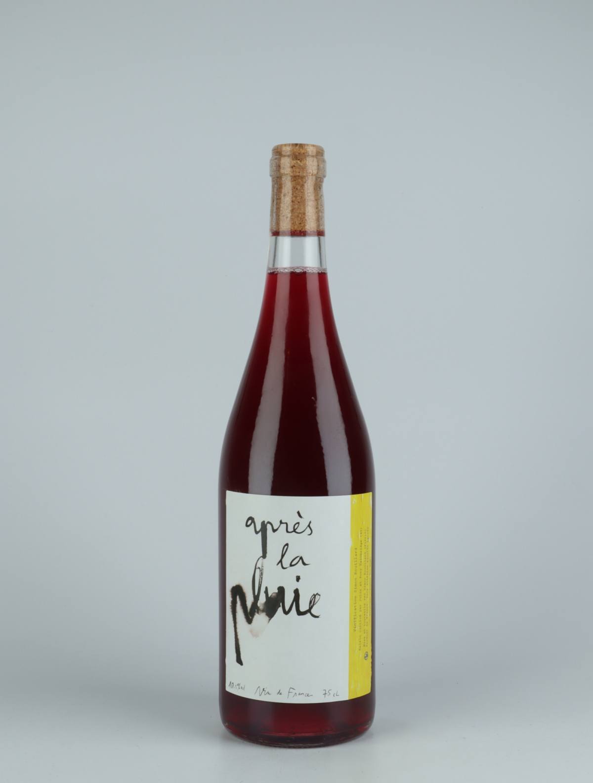 A bottle 2020 Après la pluie Red wine from Simon Rouillard, Loire in France