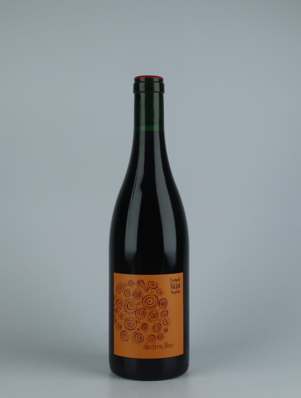 A bottle 2020 Beaujolais Villages - Electron Libre Red wine from Romuald Valot, Beaujolais in France