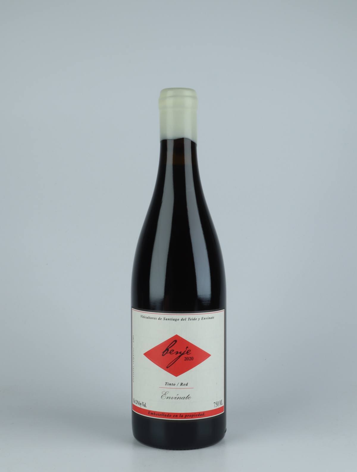 En flaske 2020 Benje Tinto - Tenerife Rødvin fra Envínate, Tenerife i Spanien