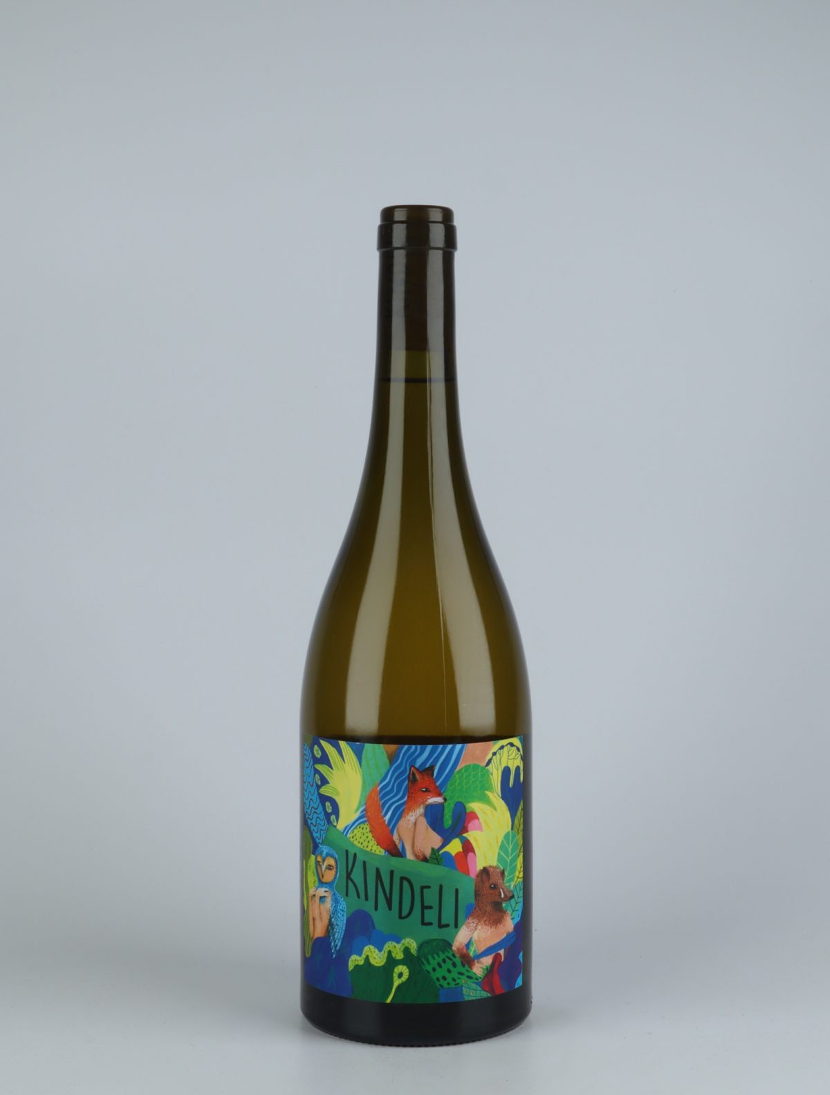 A bottle 2020 Blanco White wine from Kindeli, Nelson in New Zealand