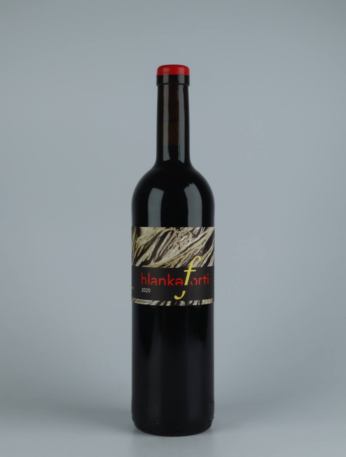 A bottle 2020 Blankaforti Red wine from Jordi Llorens, Catalonia in Spain