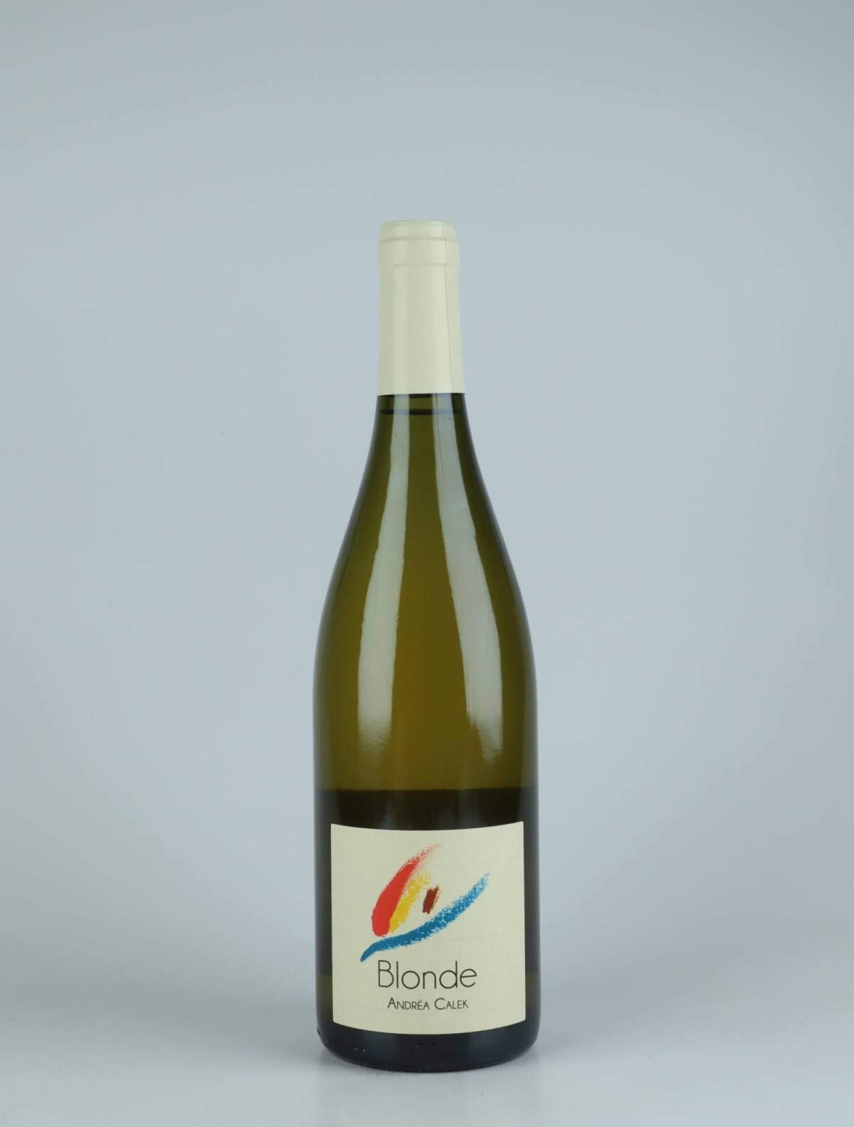 A bottle 2020 Blonde White wine from Andrea Calek, Ardèche in France