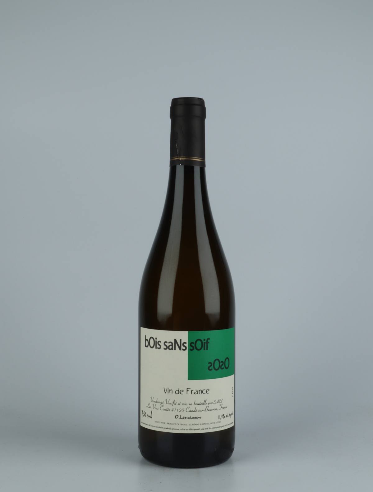 A bottle 2020 Bois sans Soif White wine from Olivier Lemasson, Loire in France