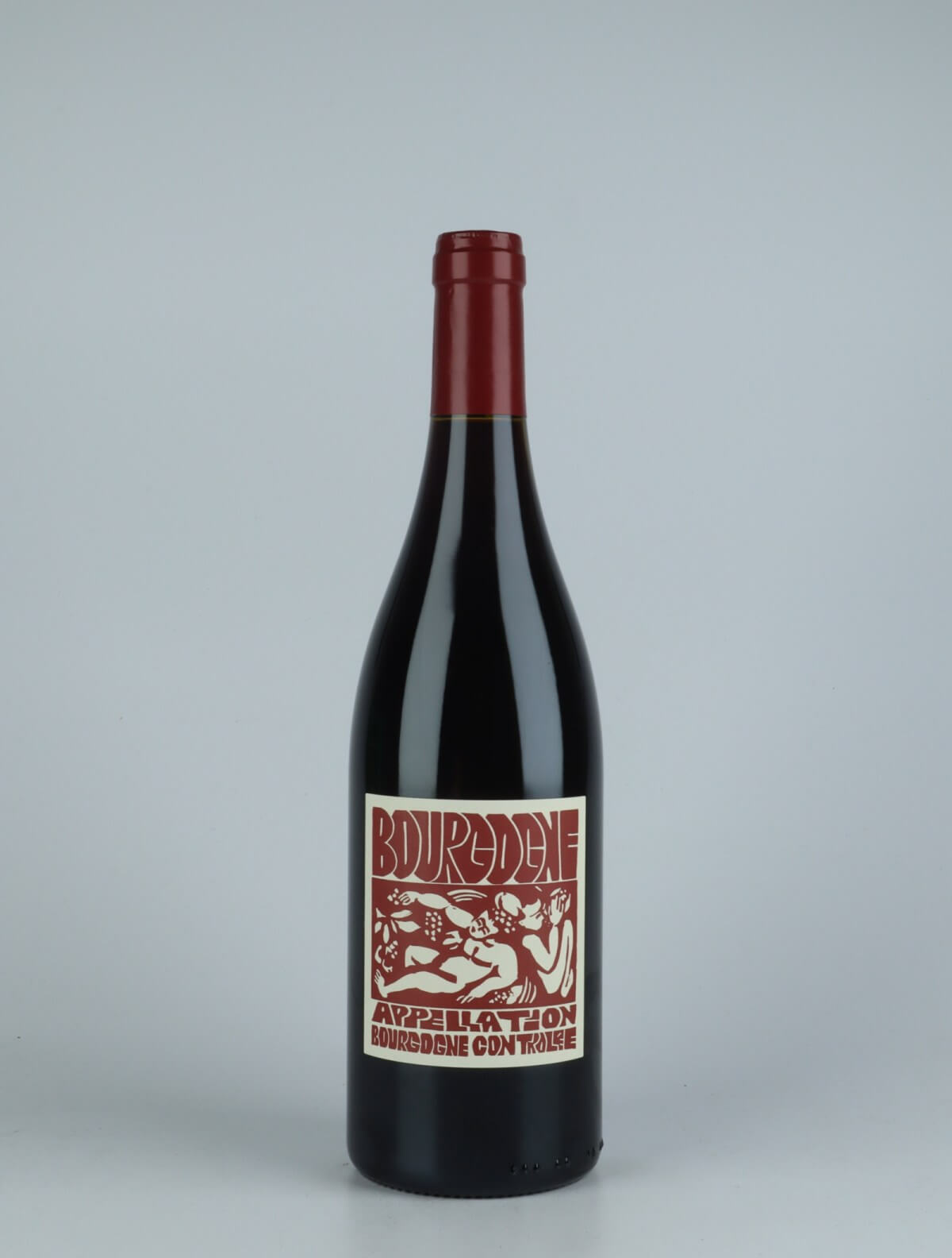 A bottle 2020 Bourgogne Rouge Red wine from La Sœur Cadette, Burgundy in France