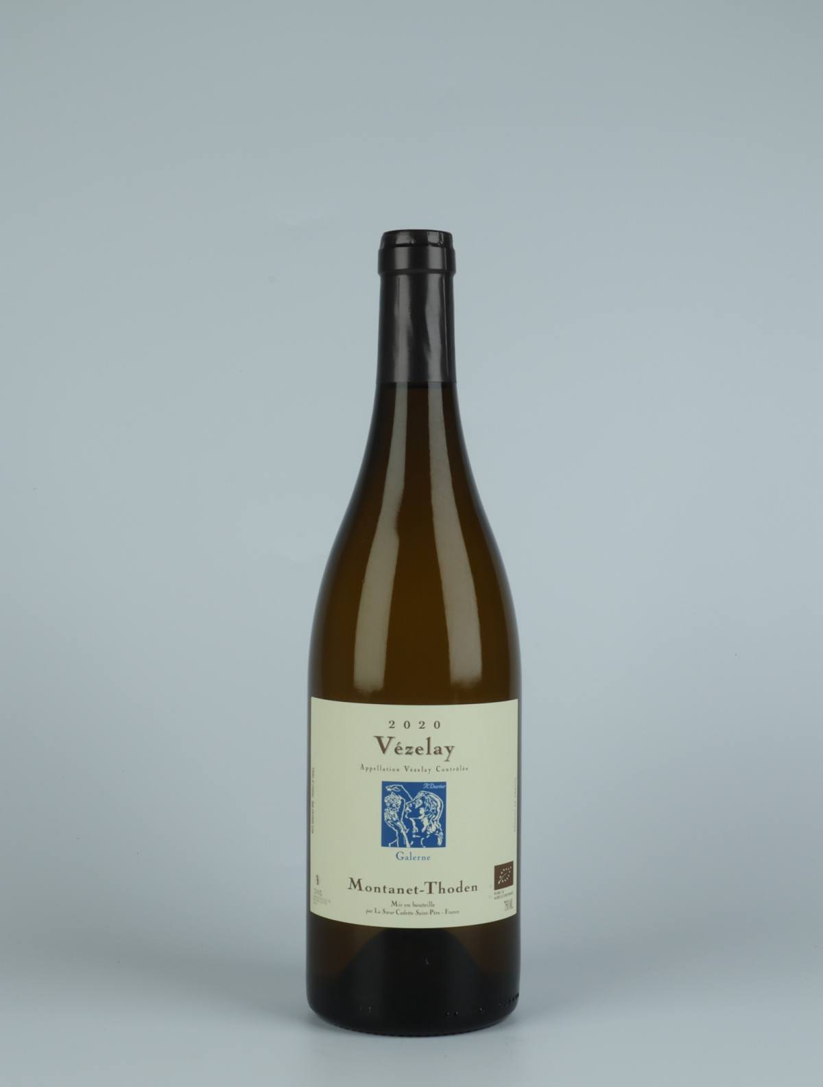 A bottle 2020 Bourgogne Vézelay - Galerne White wine from Domaine Montanet-Thoden, Burgundy in France