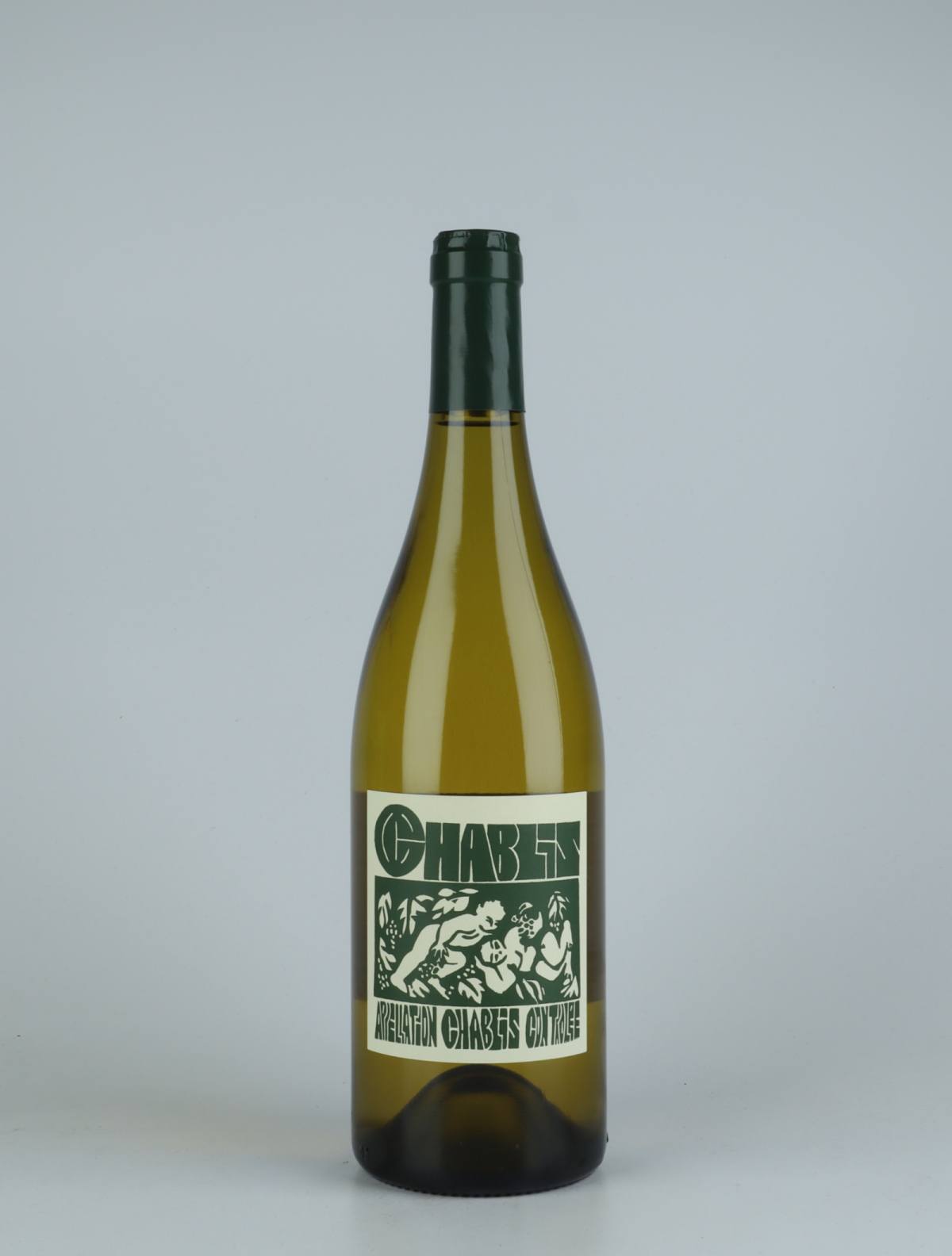 A bottle 2020 Chablis White wine from La Sœur Cadette, Burgundy in France