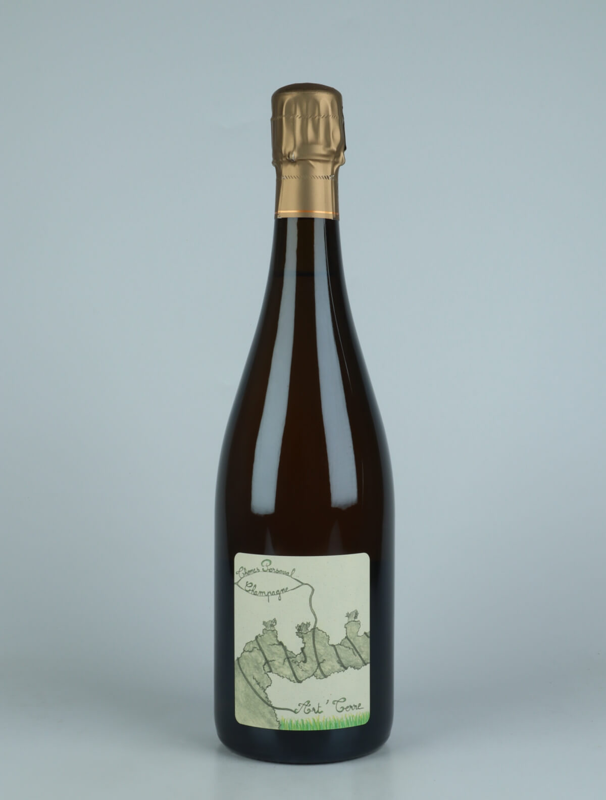 En flaske 2020 Chamery 1. Cru - Art'Terre Mousserende fra Thomas Perseval, Champagne i Frankrig