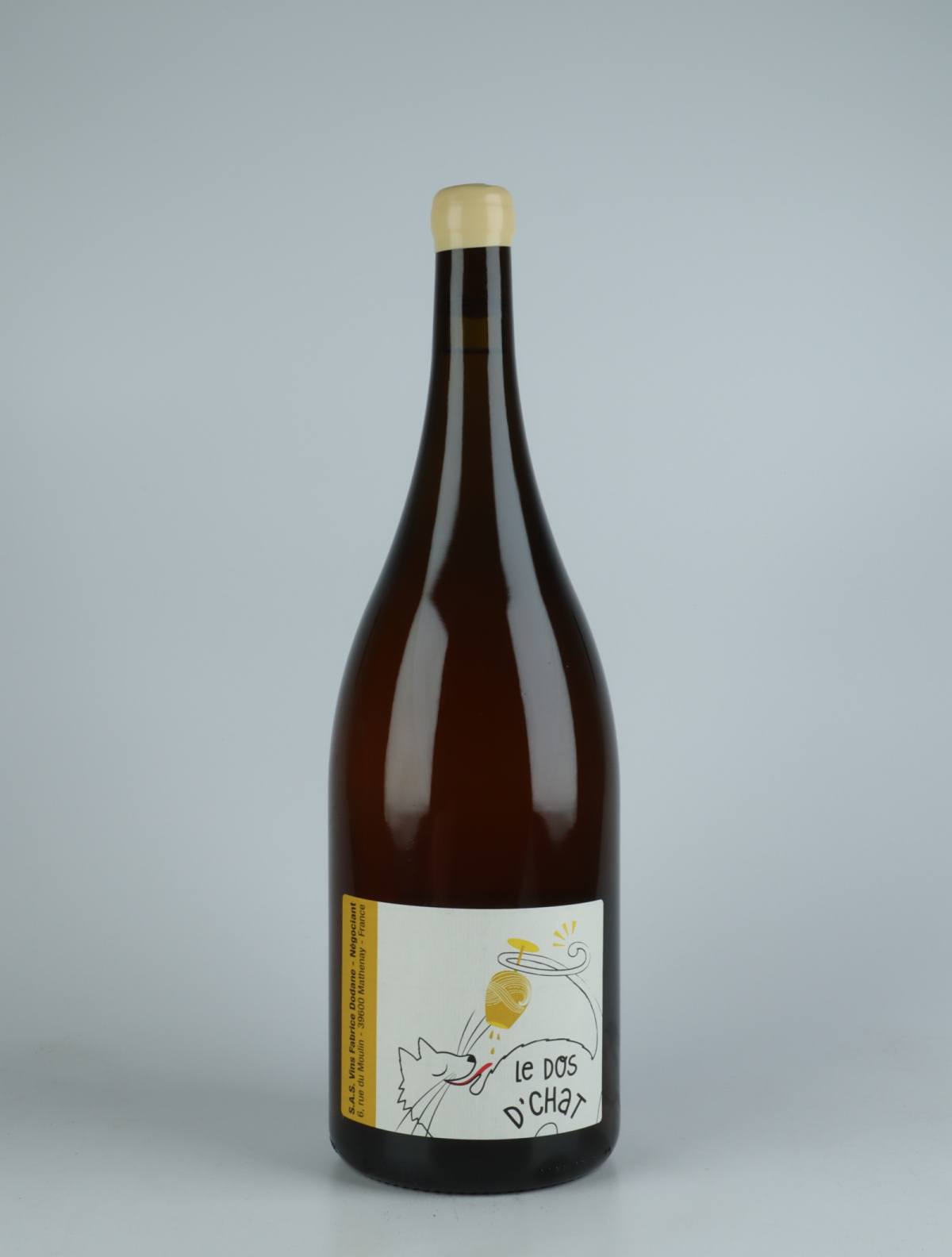 En flaske 2020 Chardonnay Les Corvées Hvidvin fra Fabrice Dodane, Jura i Frankrig