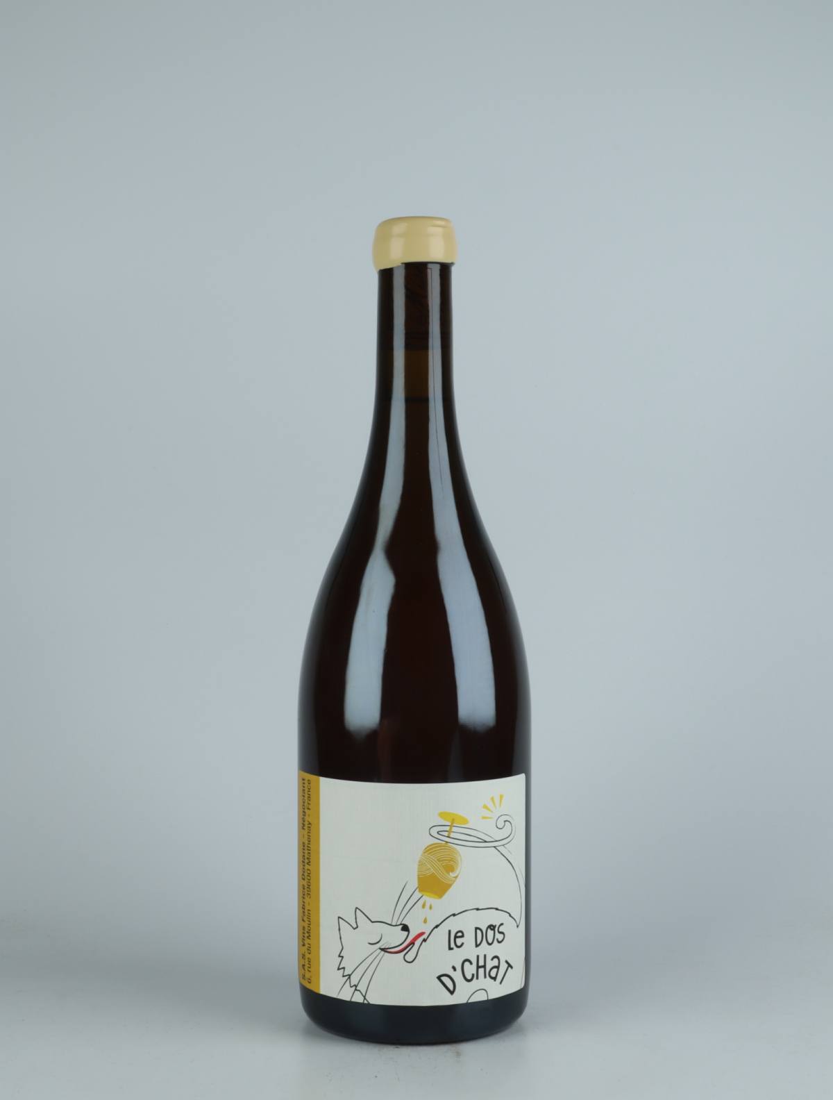A bottle 2020 Chardonnay Les Corvées White wine from Fabrice Dodane, Jura in France