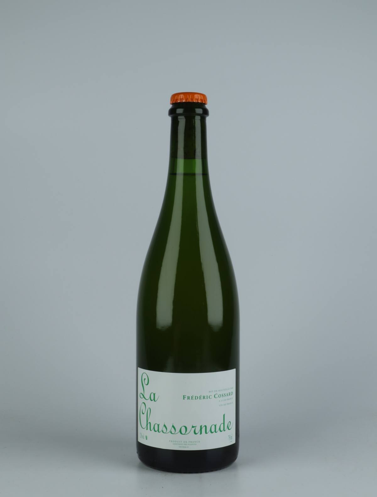 A bottle 2020 Chassornade Sparkling from Frédéric Cossard, Burgundy in France