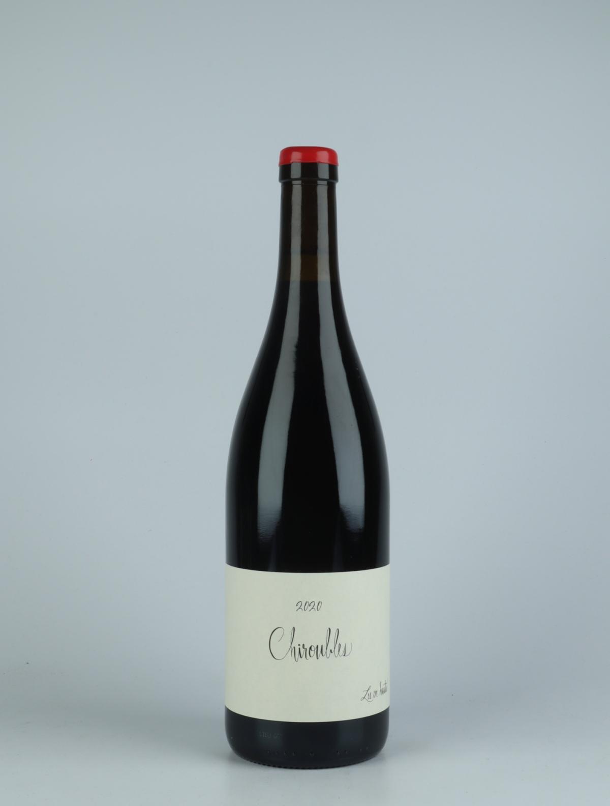 A bottle 2020 Chiroubles Red wine from Les En Hauts, Beaujolais in France