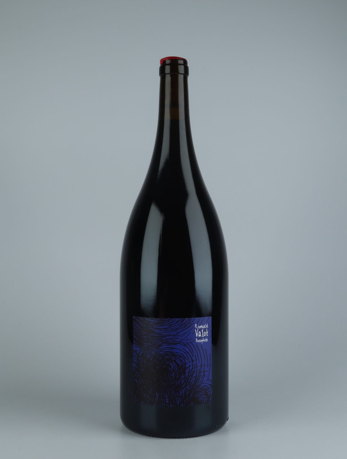A bottle 2020 Côte de Brouilly Red wine from Romuald Valot, Beaujolais in France