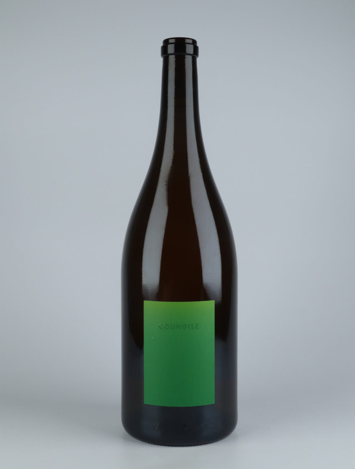 A bottle 2020 Counoise - Blanc des Noirs White wine from Les Frères Soulier, Rhône in France