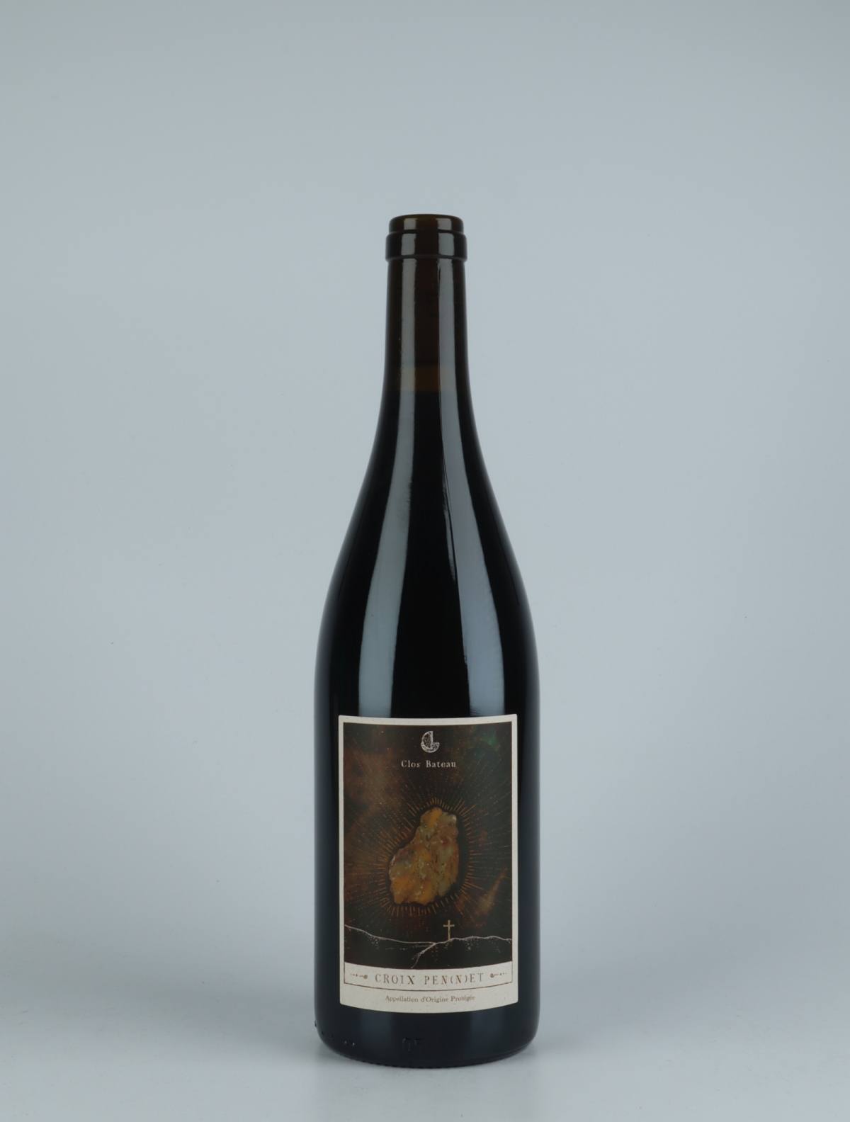 A bottle 2020 Croix Pennet Red wine from Clos Bateau, Beaujolais in France