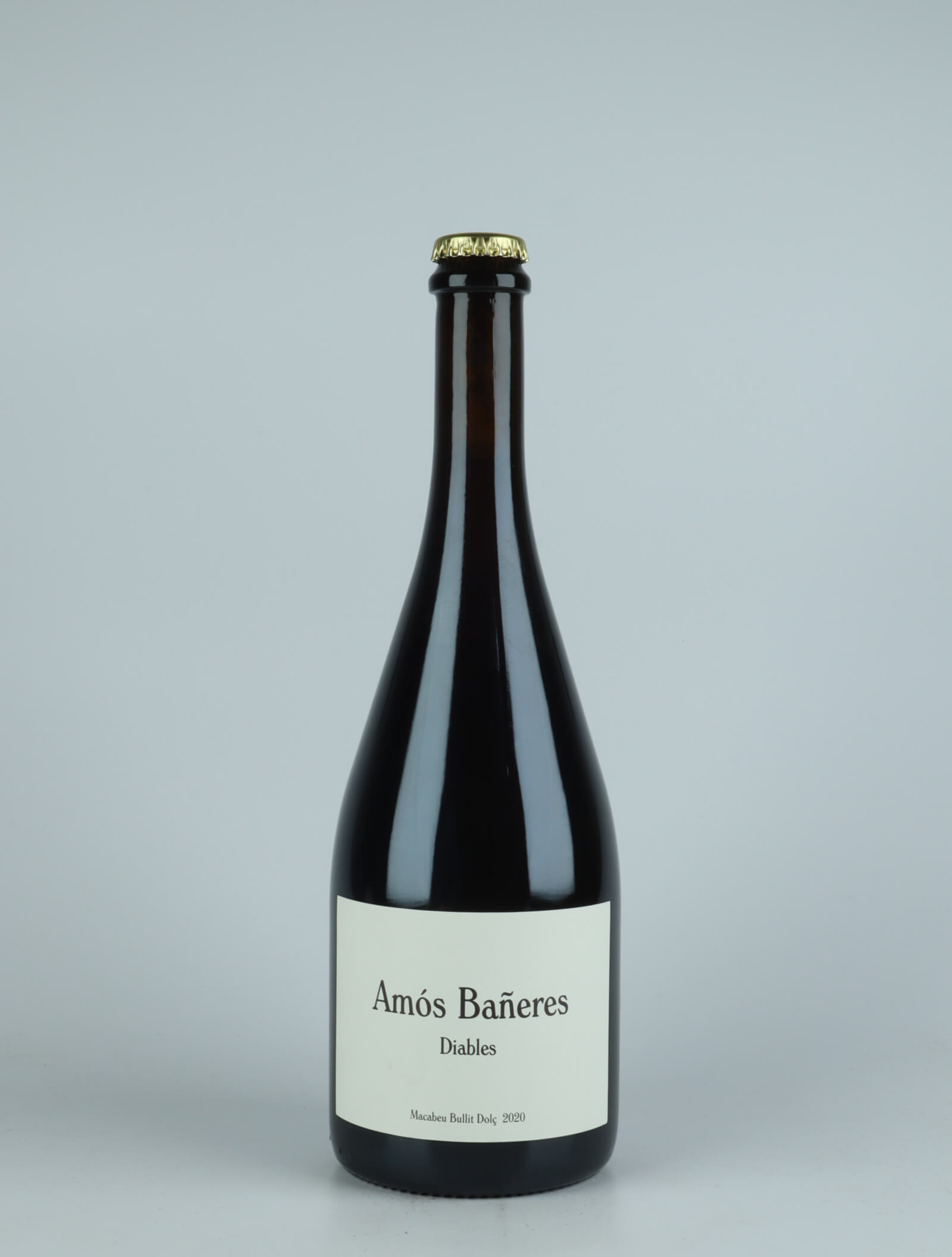 A bottle 2020 Diables Sweet wine from Amós Bañeres, Penedès in Spain