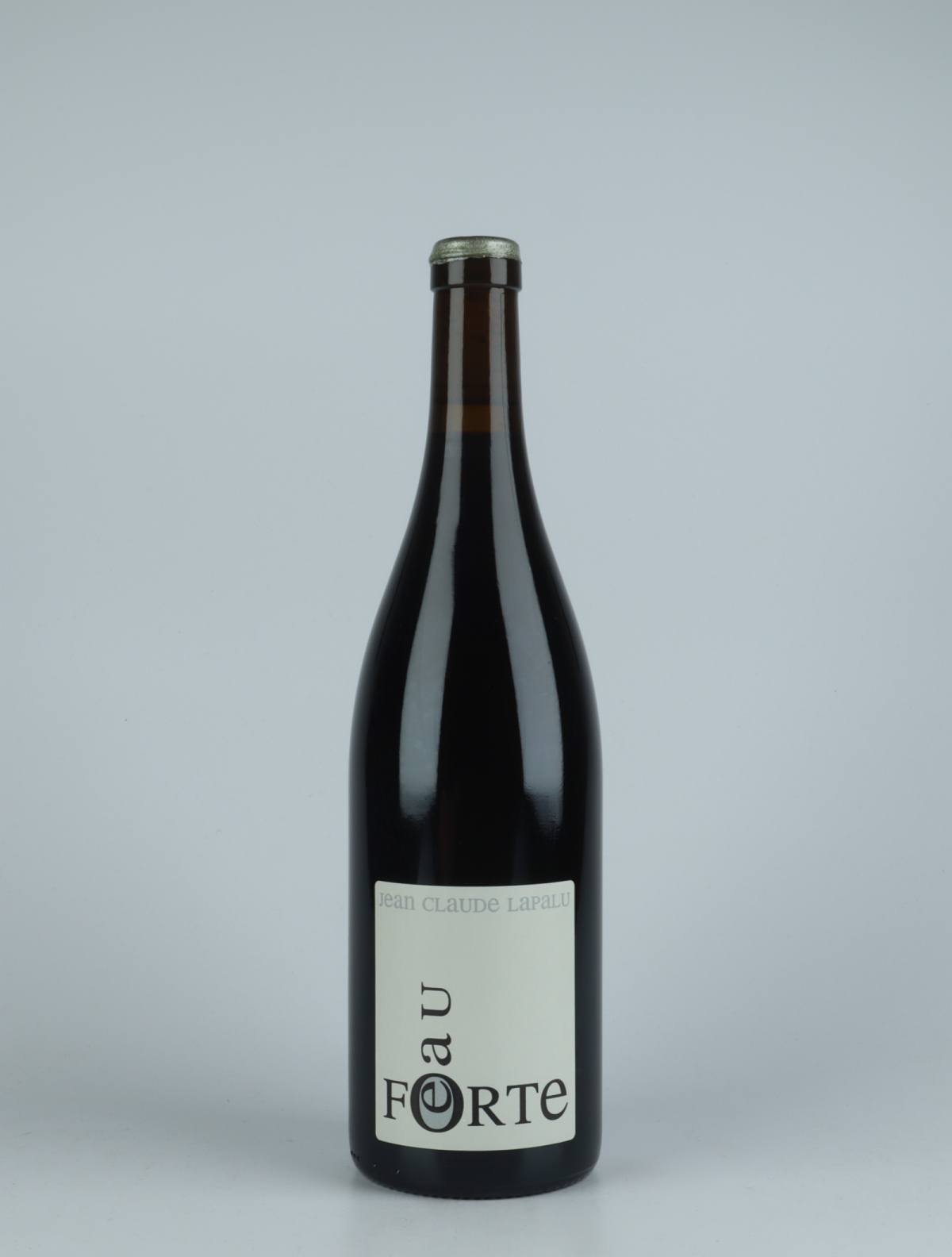 A bottle 2020 Eau Forte Red wine from Jean-Claude Lapalu, Beaujolais in France