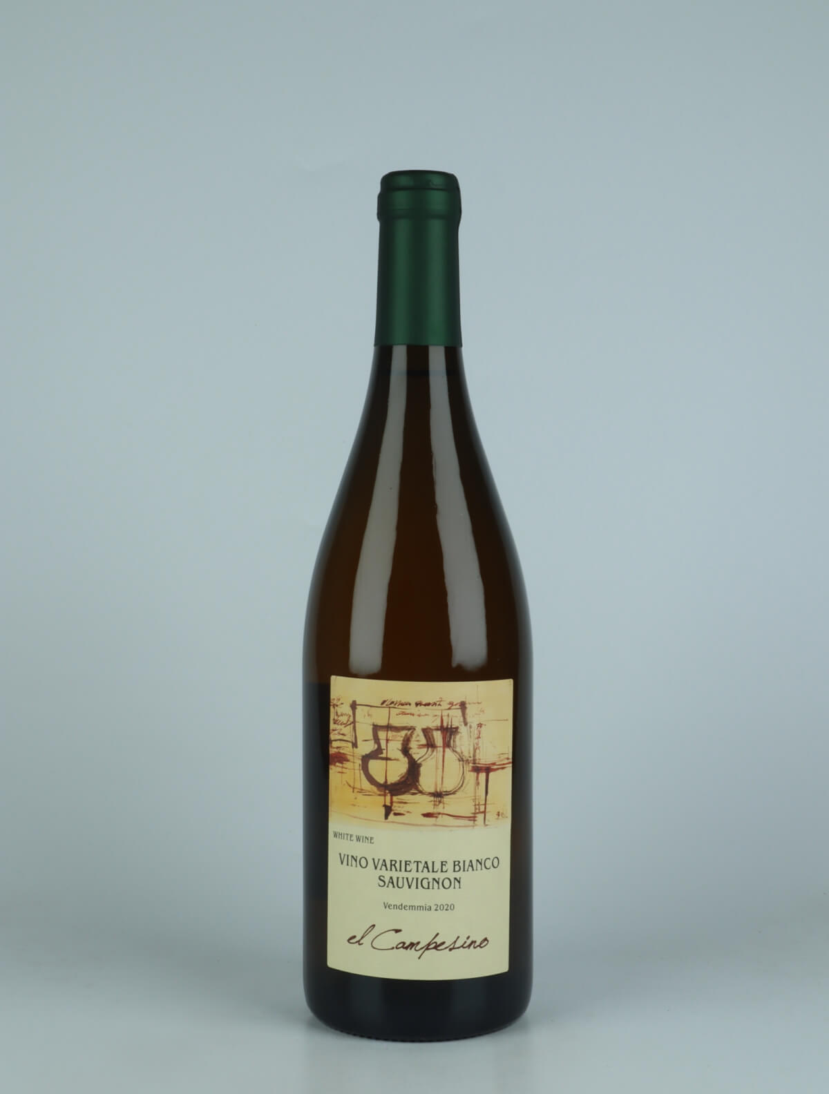 En flaske 2020 El Campesino Orange vin fra Andrea Scovero, Piemonte i Italien