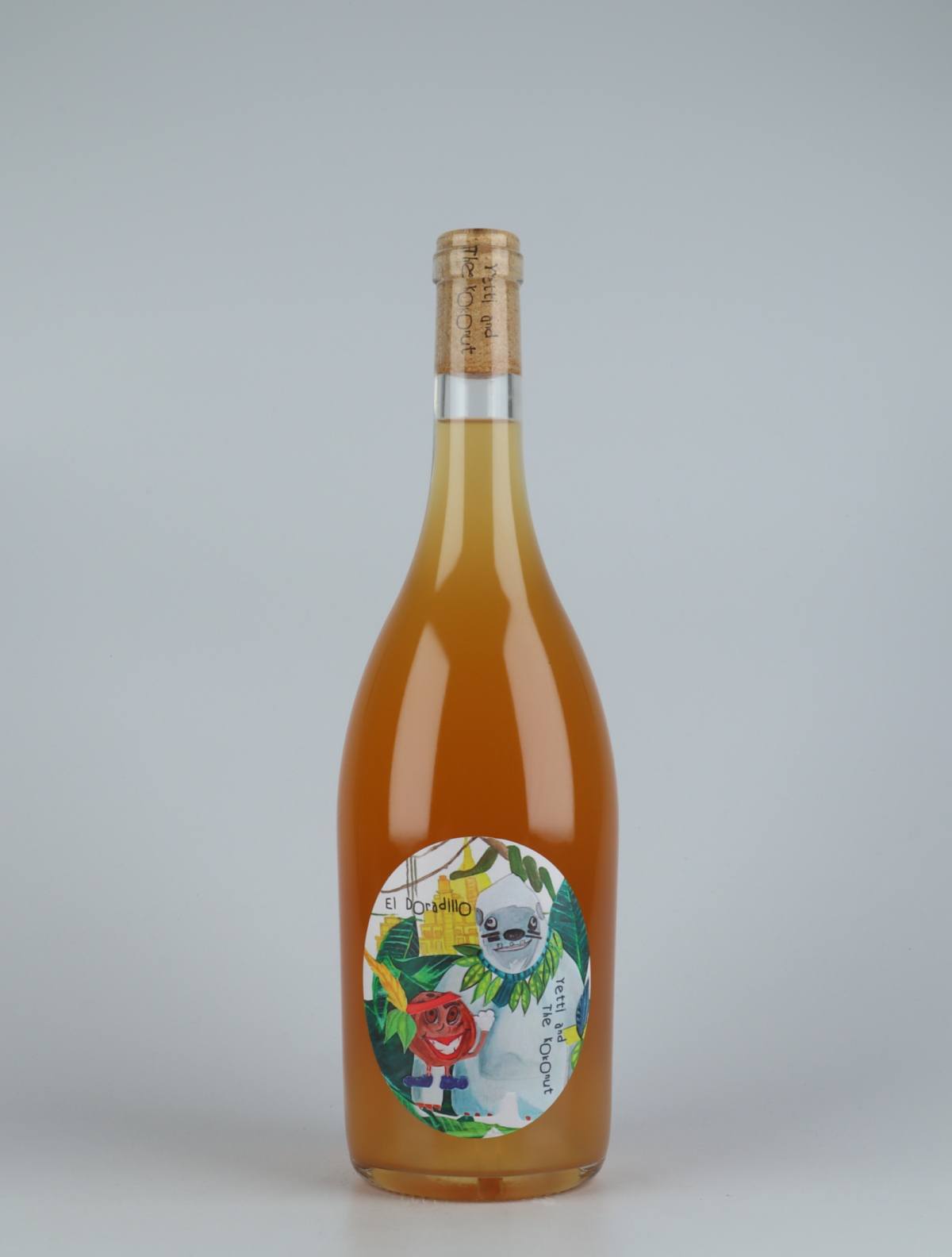 A bottle 2020 El Doradillo Orange wine from Yetti and the Kokonut, Adelaide Hills in 