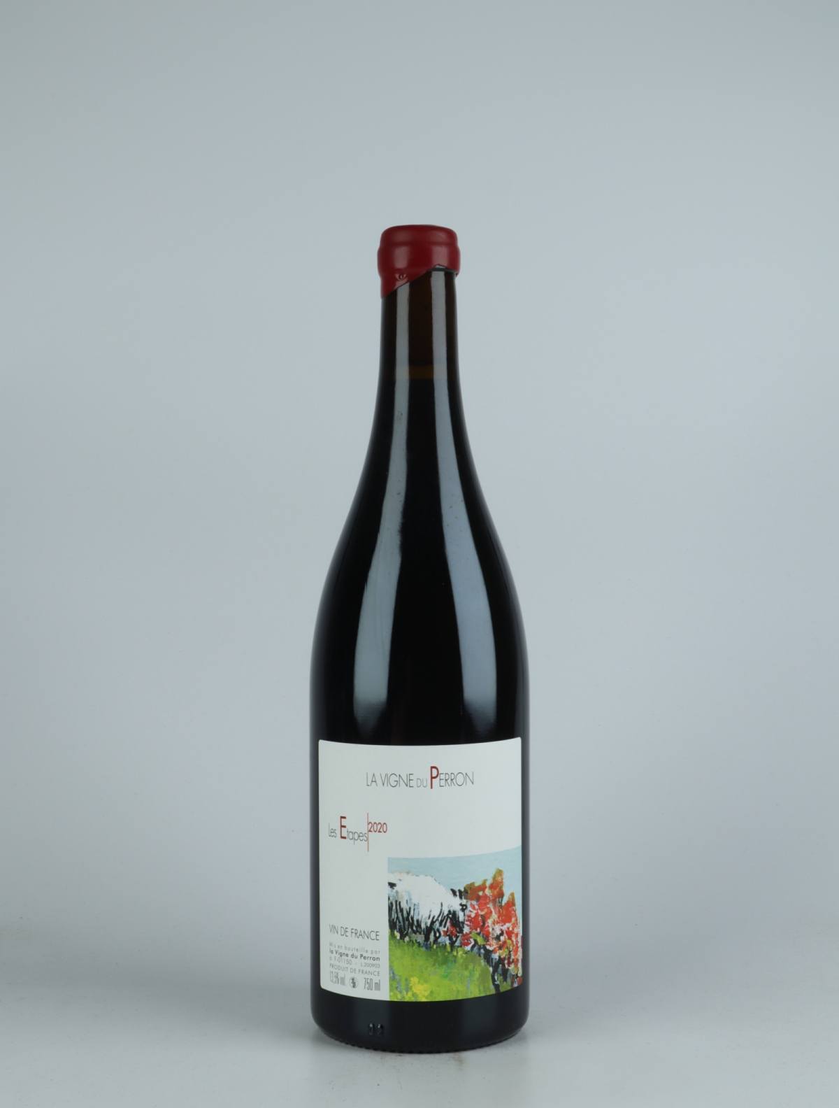 En flaske 2020 Etapes Rødvin fra Domaine du Perron, Bugey i Frankrig