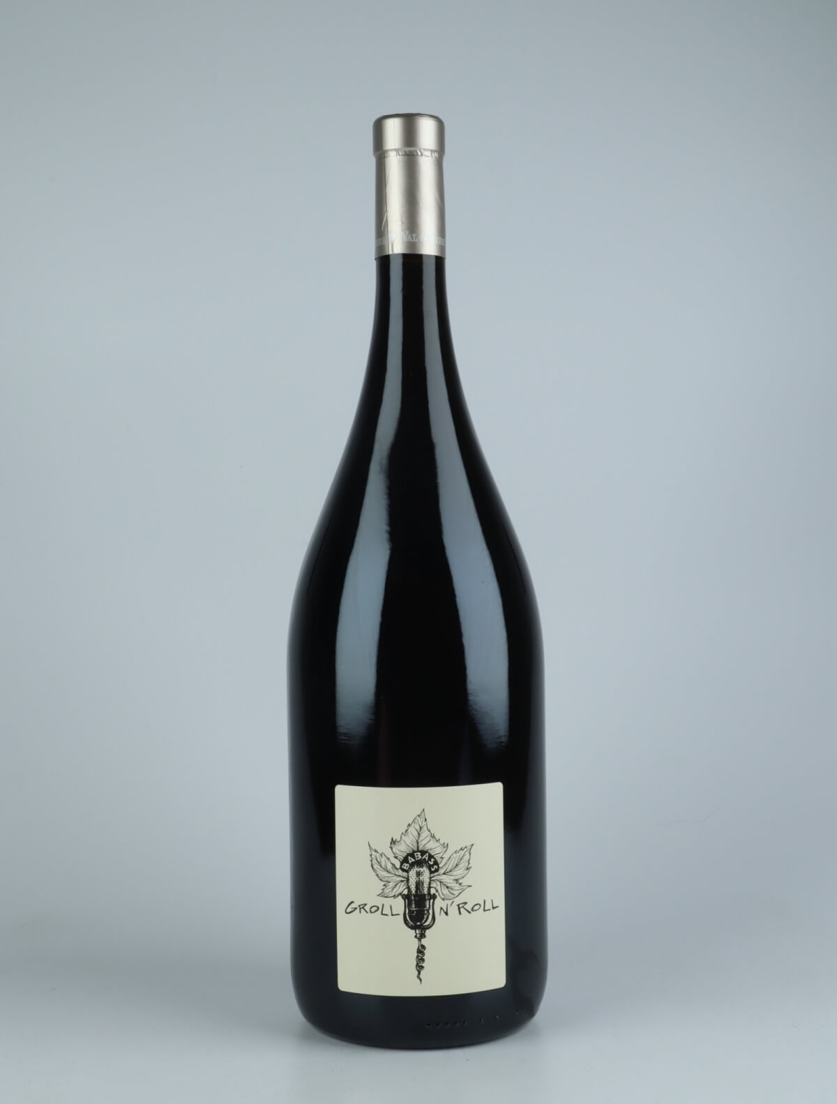 A bottle 2020 Groll 'n Roll Red wine from Les Vignes de Babass, Loire in France