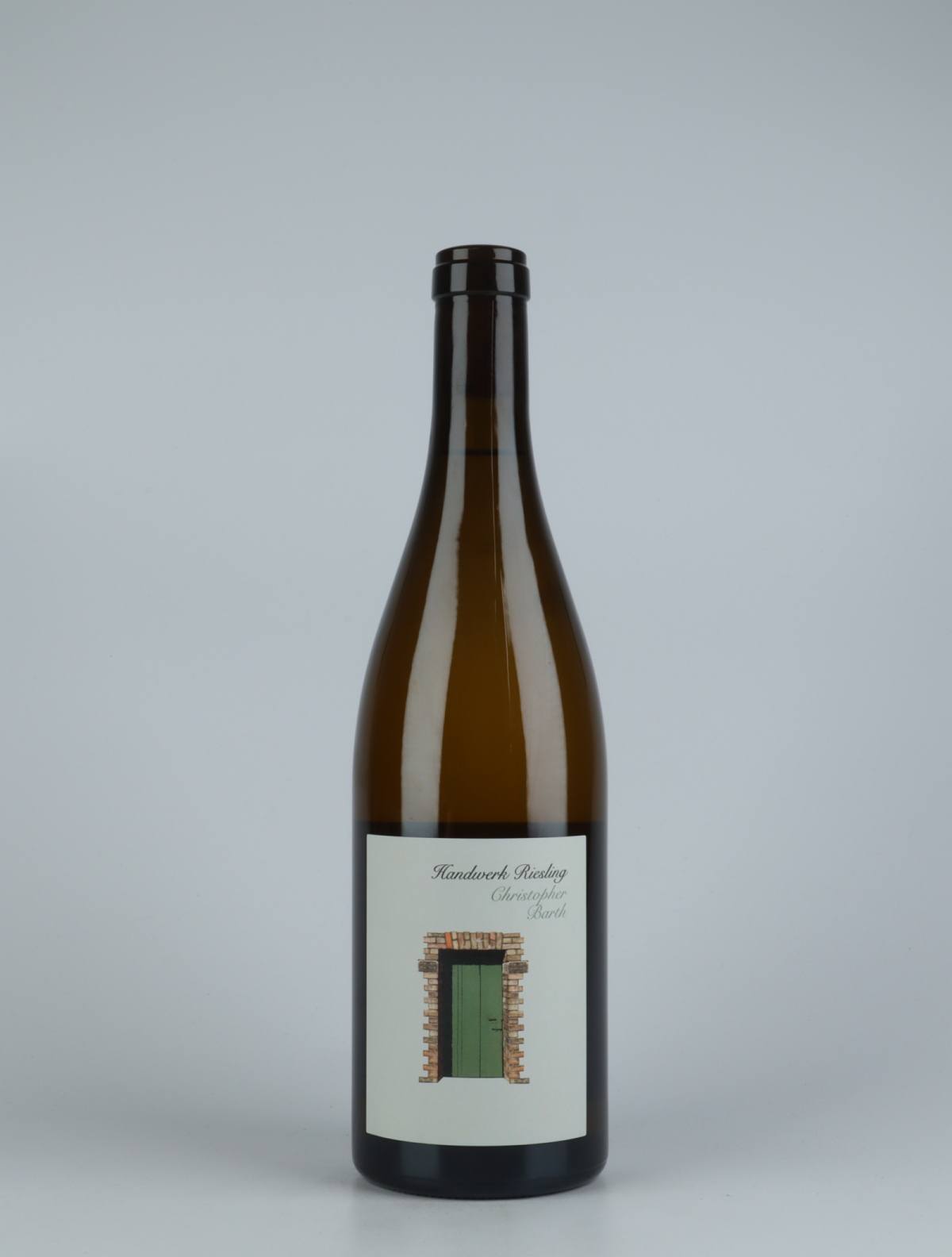 A bottle 2020 Handwerk Riesling White wine from Christopher Barth, Rheinhessen in Germany
