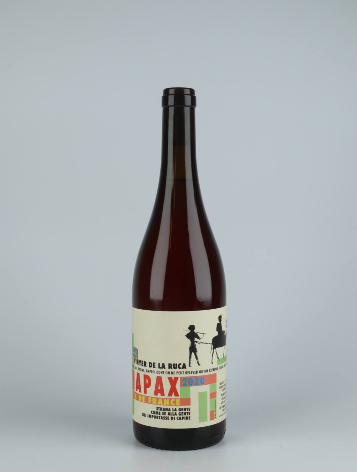 A bottle 2020 Hapax Rosé from Vinyer de la Ruca, Rousillon in France