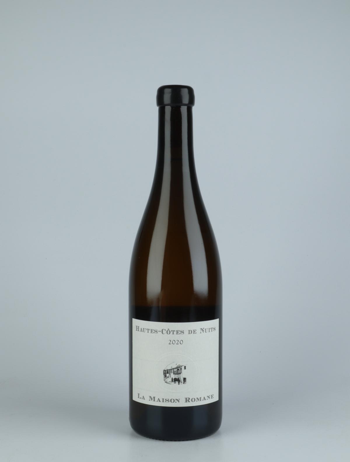 A bottle 2020 Hautes Côtes de Nuits Blanc White wine from La Maison Romane, Burgundy in France