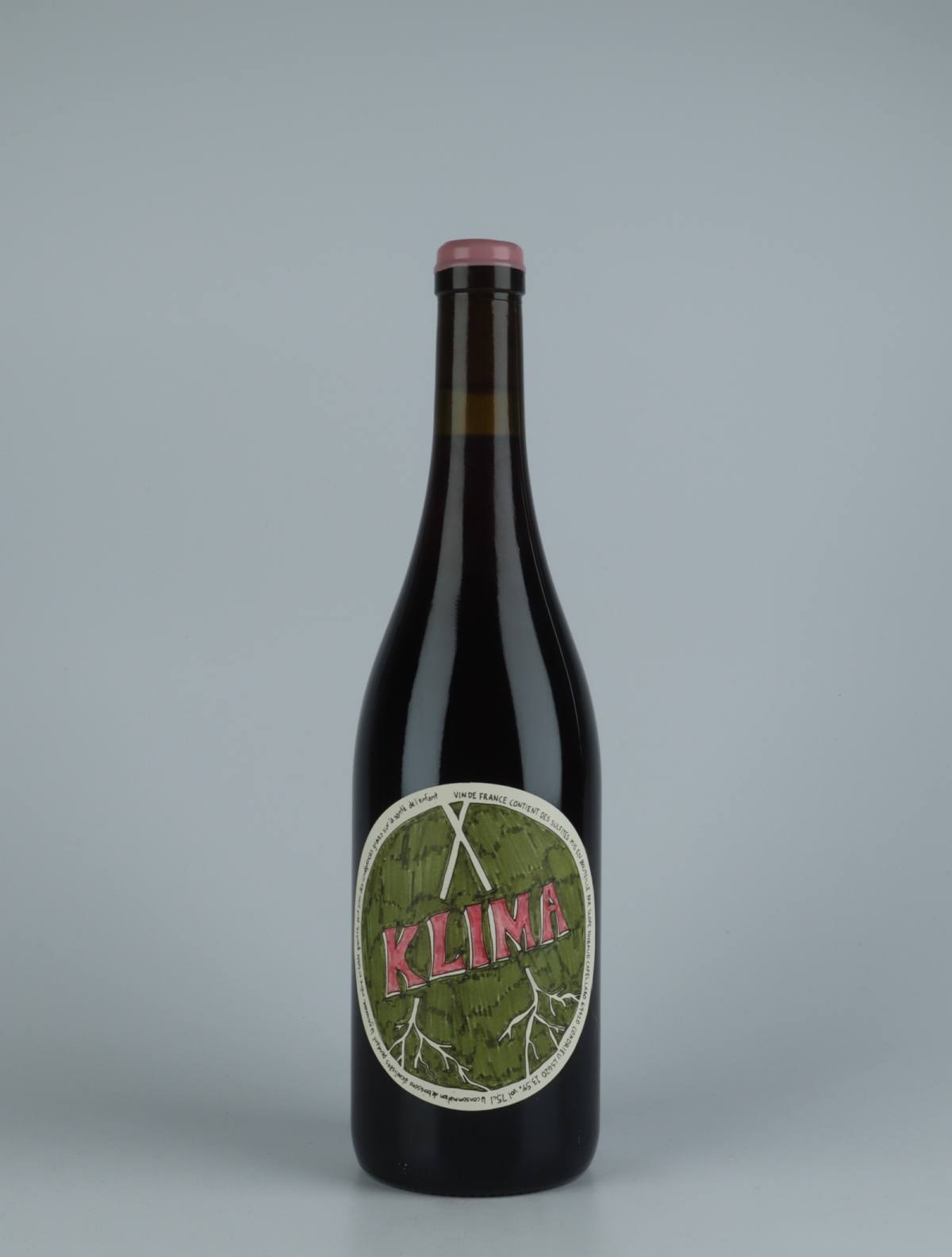 A bottle 2020 Klima Red wine from , Rhône in France