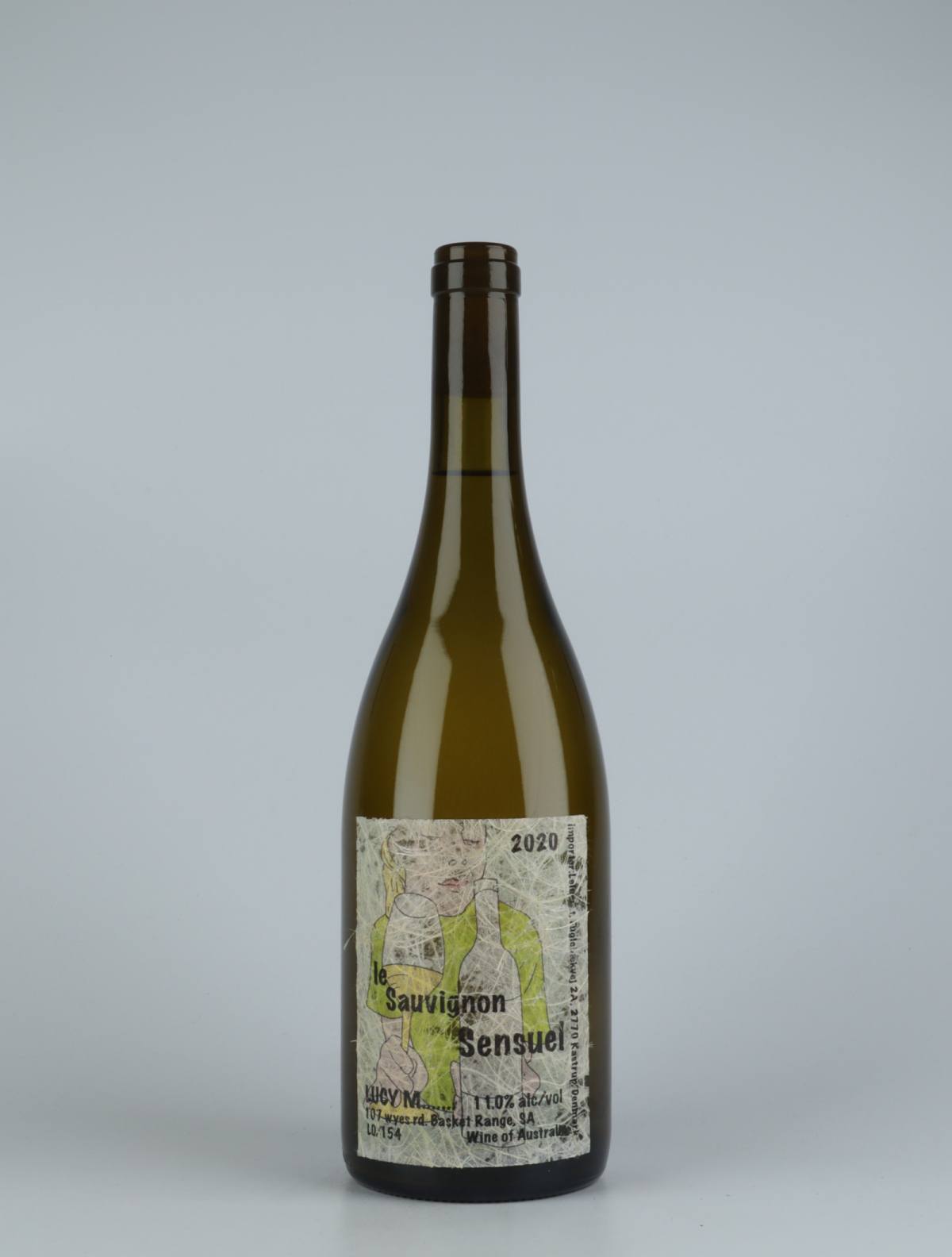 A bottle 2020 Le Sauvignon Sensuel White wine from Lucy Margaux, Adelaide Hills in Australia