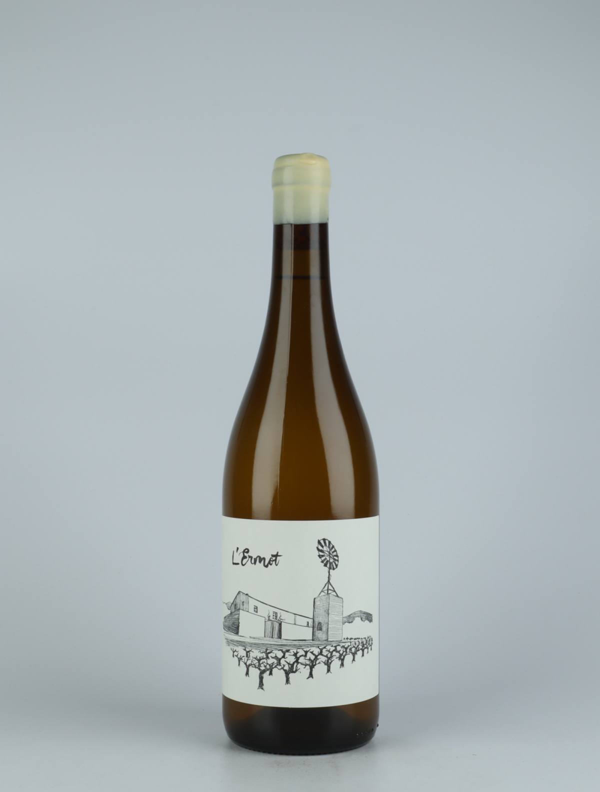 A bottle 2020 L'Ermot White wine from Celler la Salada, Penedès in Spain