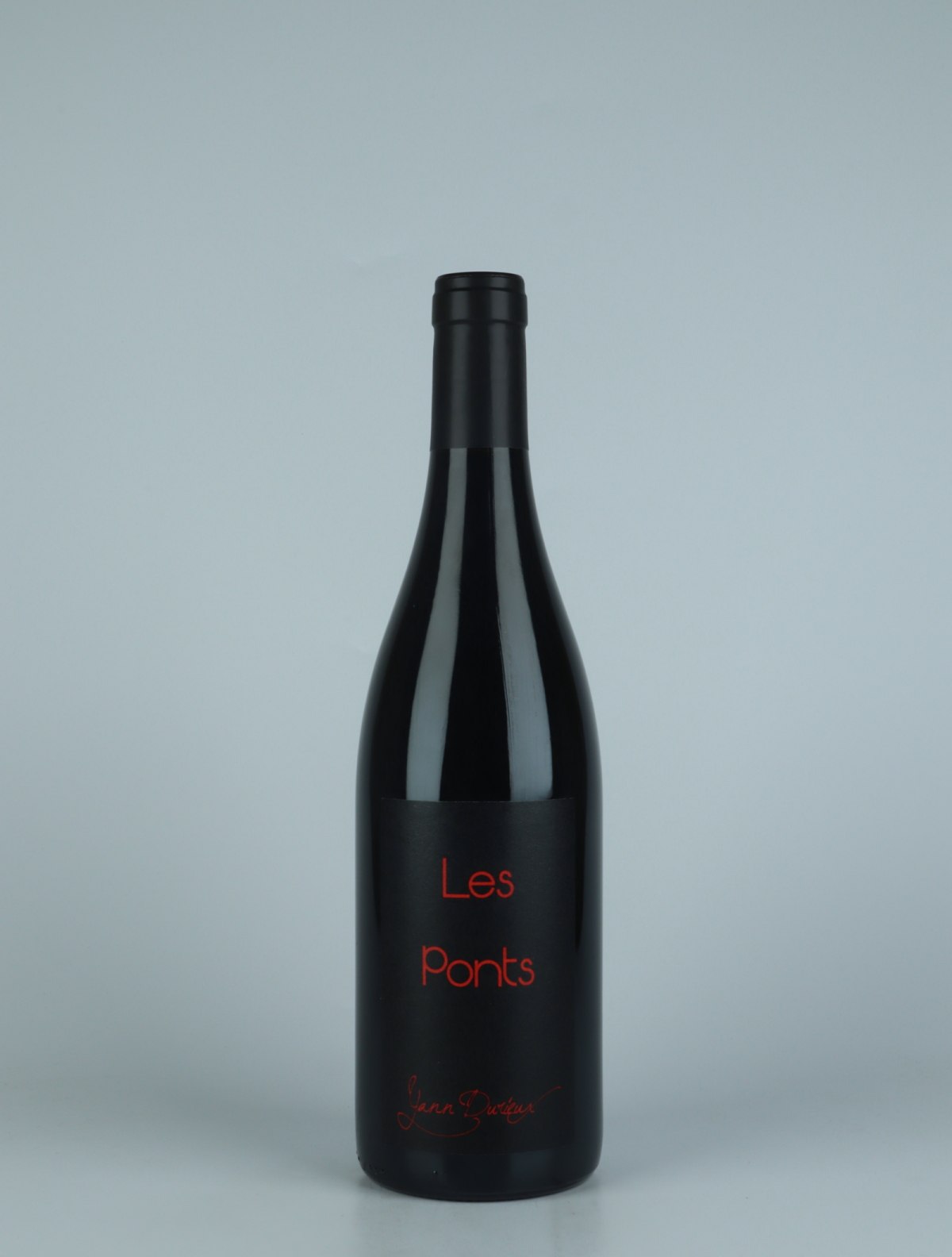 En flaske 2020 Les Ponts Rødvin fra Yann Durieux, Bourgogne i Frankrig