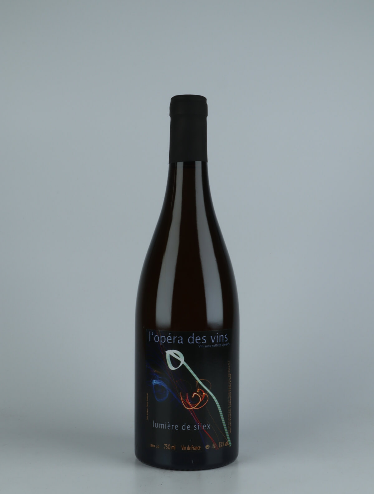 A bottle 2020 Lumière de Silex White wine from Jean-Pierre Robinot, Loire in France