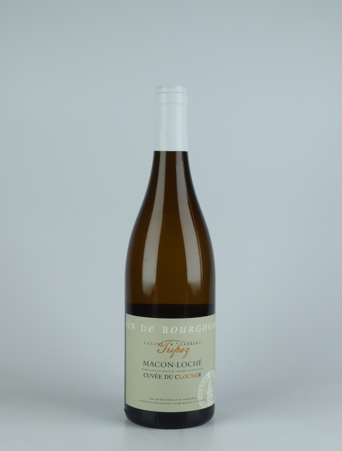 En flaske 2020 Mâcon-Loché - Cuvée du Clocher Hvidvin fra Céline & Laurent Tripoz, Bourgogne i Frankrig