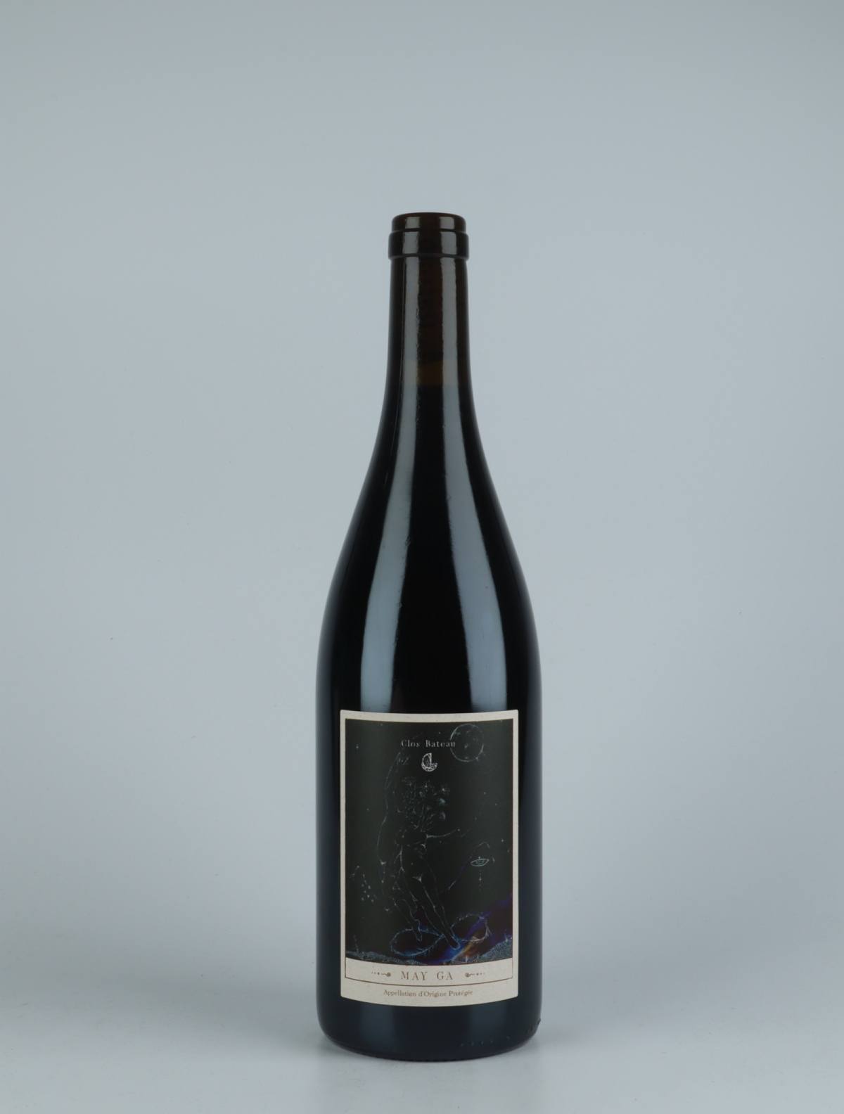 A bottle 2020 Mayga Red wine from Clos Bateau, Beaujolais in France