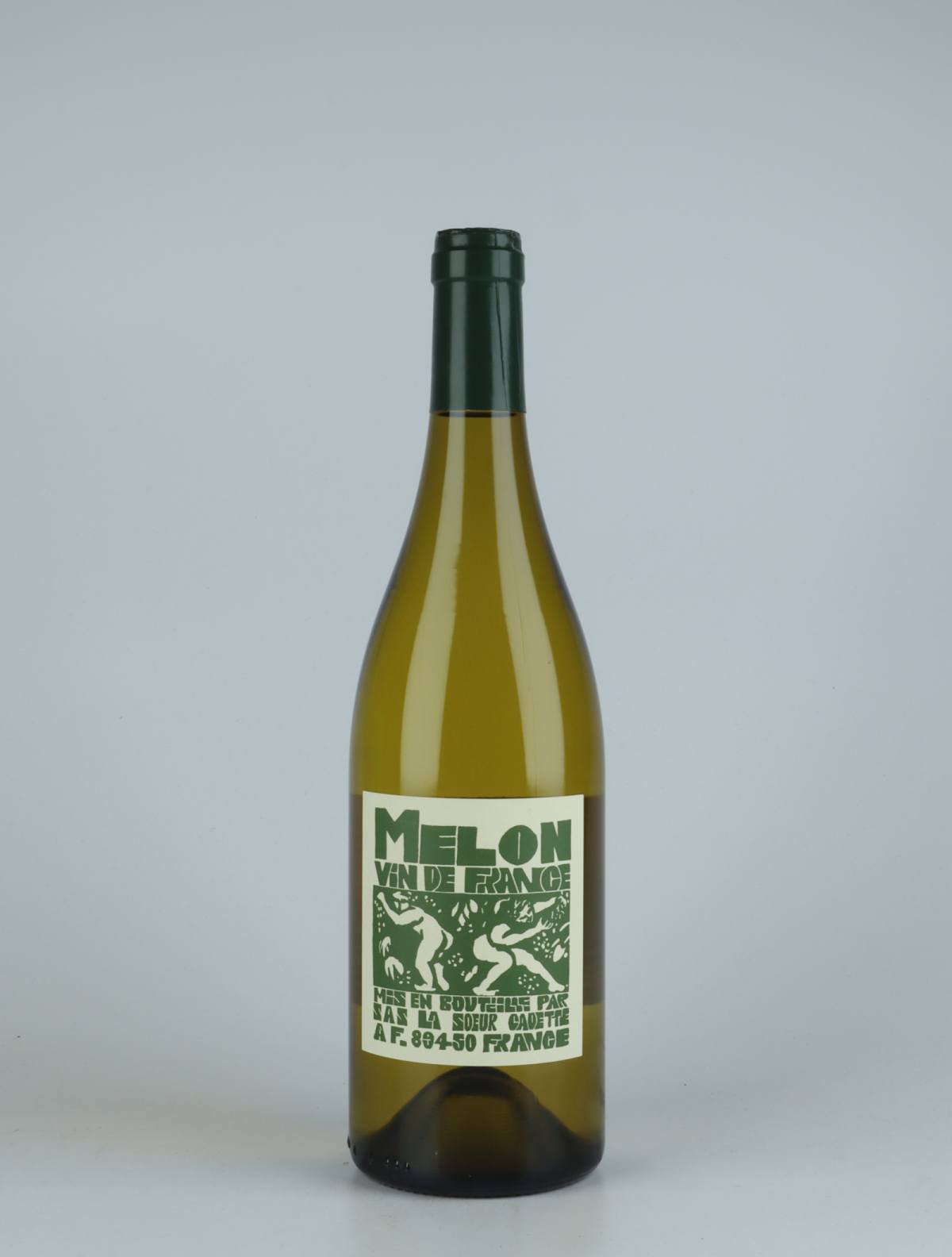A bottle 2020 Melon White wine from La Sœur Cadette, Burgundy in France