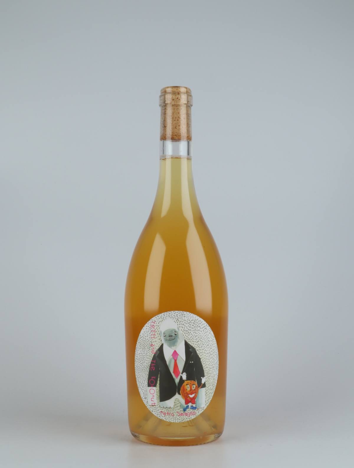 A bottle 2020 Metro Savagnin White wine from Yetti and the Kokonut, Adelaide Hills in Australia