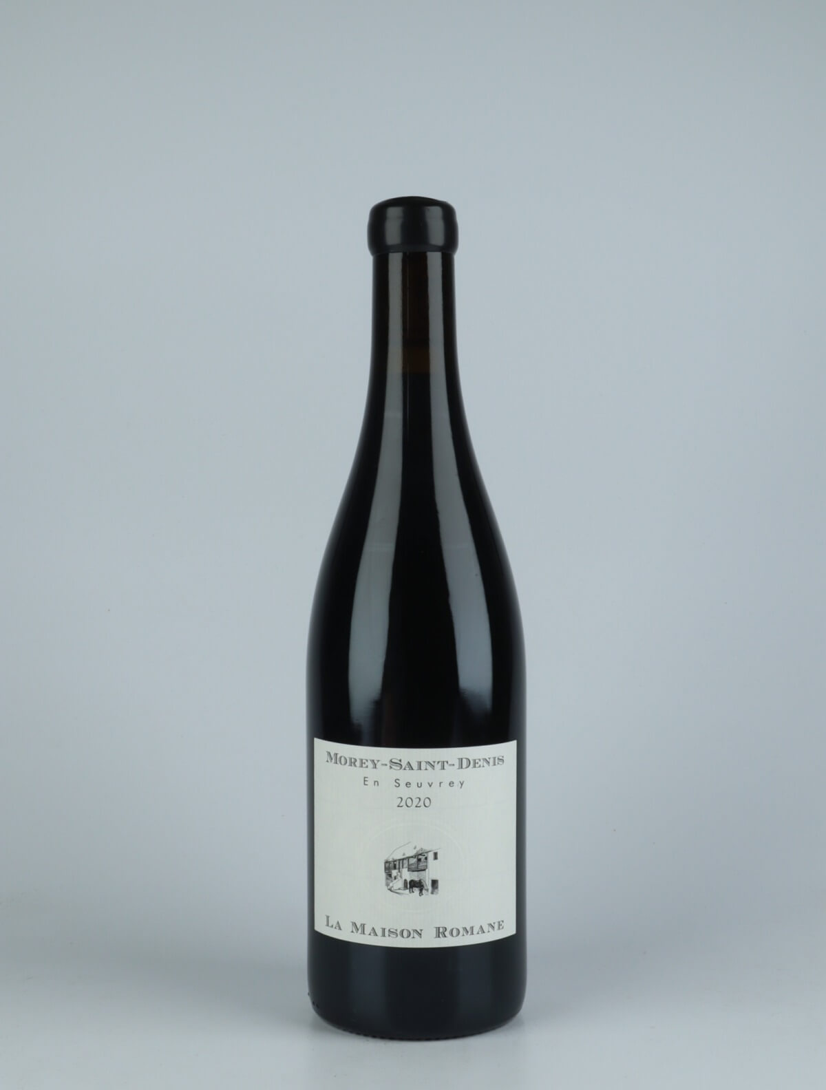 A bottle 2020 Morey Saint Denis - En Seuvrey Red wine from La Maison Romane, Burgundy in France