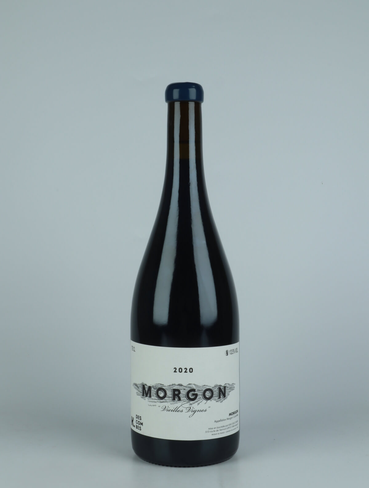 En flaske 2020 Morgon Vieilles Vignes Rødvin fra Kewin Descombes, Beaujolais i Frankrig