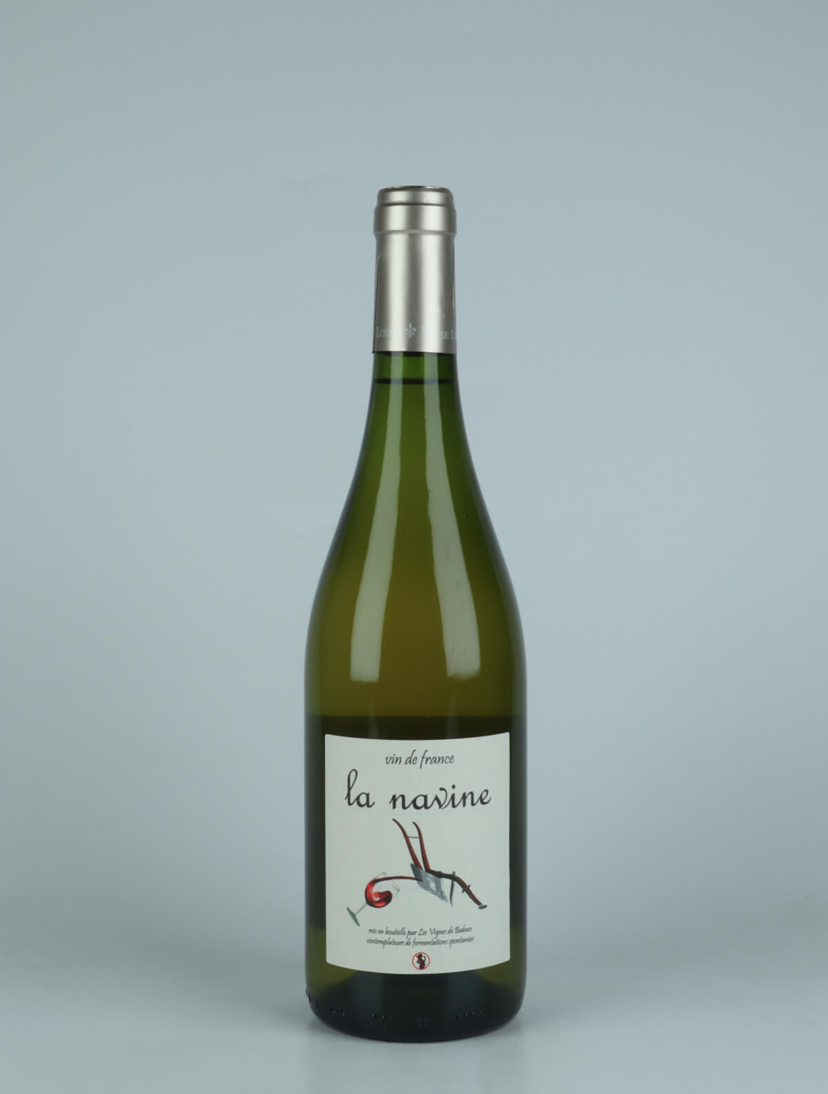 En flaske 2020 Navine Hvidvin fra Les Vignes de Babass, Loire i Frankrig