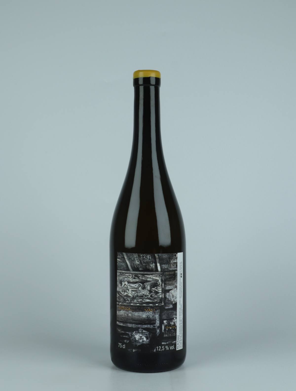 A bottle 2020 Ninga...Vas! White wine from Les Vins du Fab, Jura in 