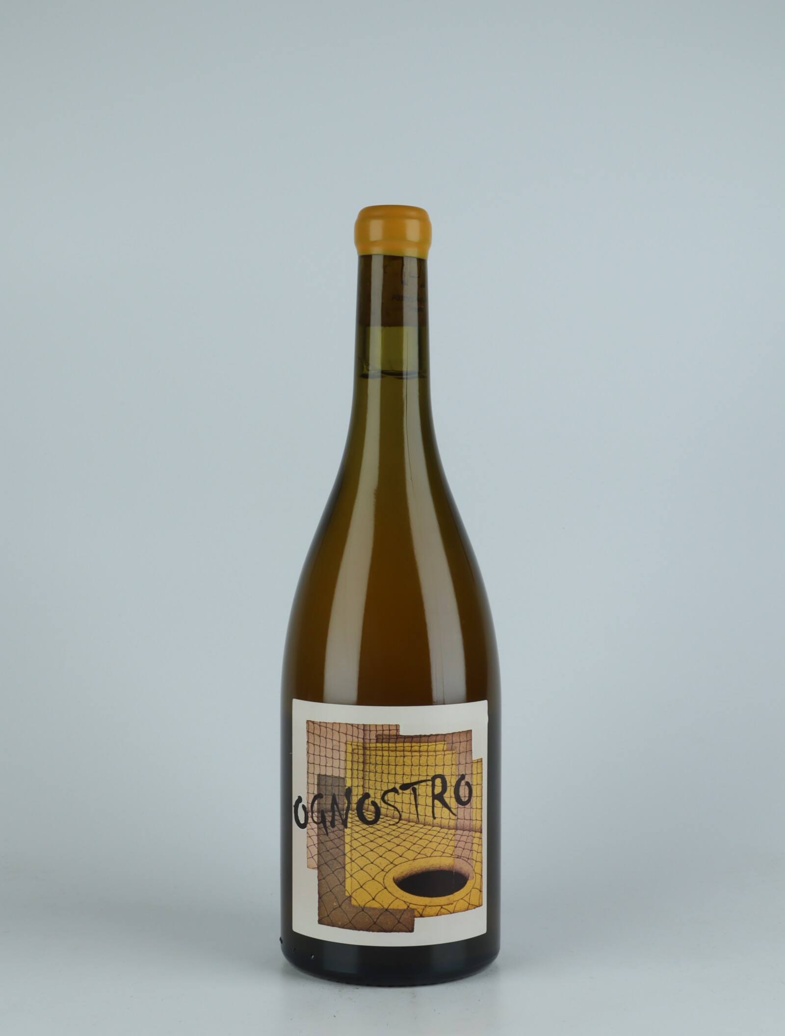 A bottle 2020 Ognostro Bianco White wine from Marco Tinessa, Campania in Italy