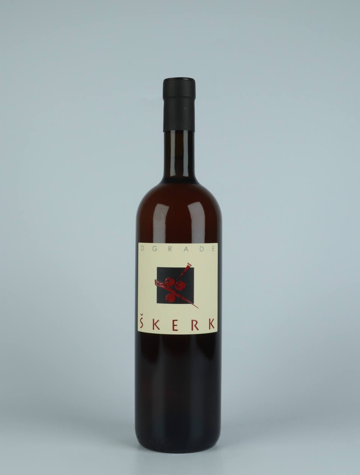 En flaske 2020 Ograde Orange vin fra Skerk, Friuli i Italien