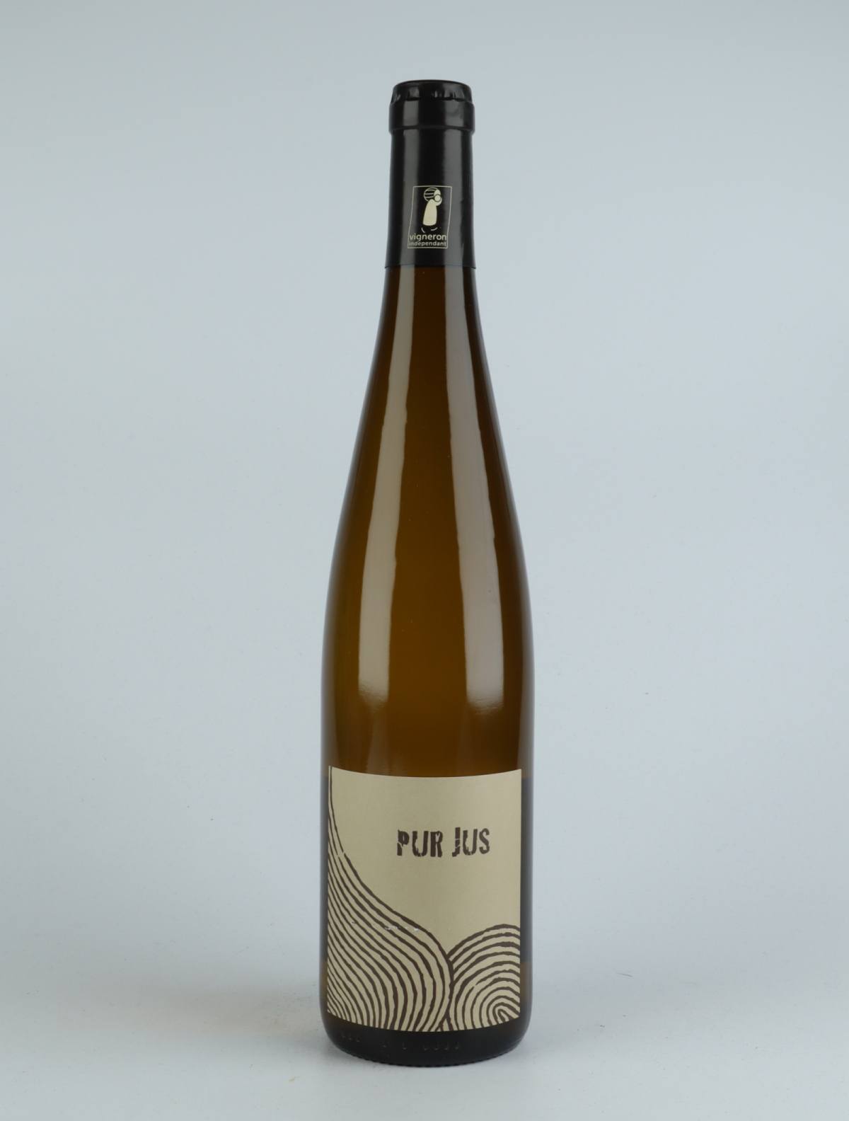 A bottle 2020 Pur Jus Blanc White wine from Ruhlmann Dirringer, Alsace in France