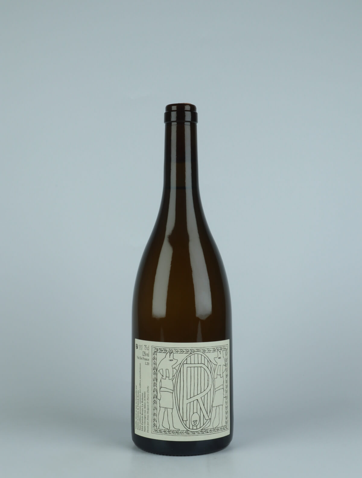A bottle 2020 R White wine from Patrick Bouju, Auvergne in France